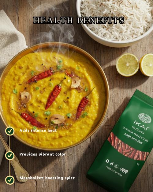 IKAI Organic Whole Red Chilli 