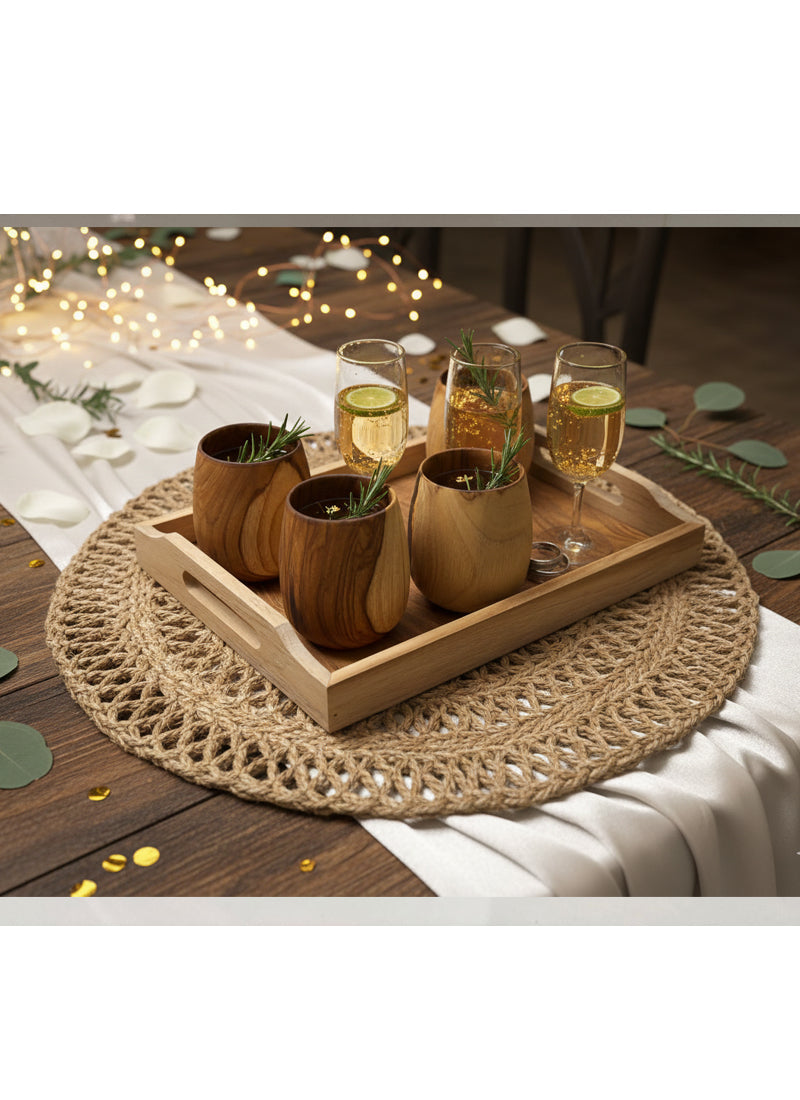 Wood estate Original Wooden Bourbon Drinking Water Glass Gifts  Grab2Buy Prazu Fashion Grab2Buy