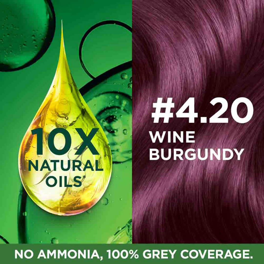 Garnier Color Naturals Creme Riche Hair Color - Shade 4.20 Wine Burgundy 