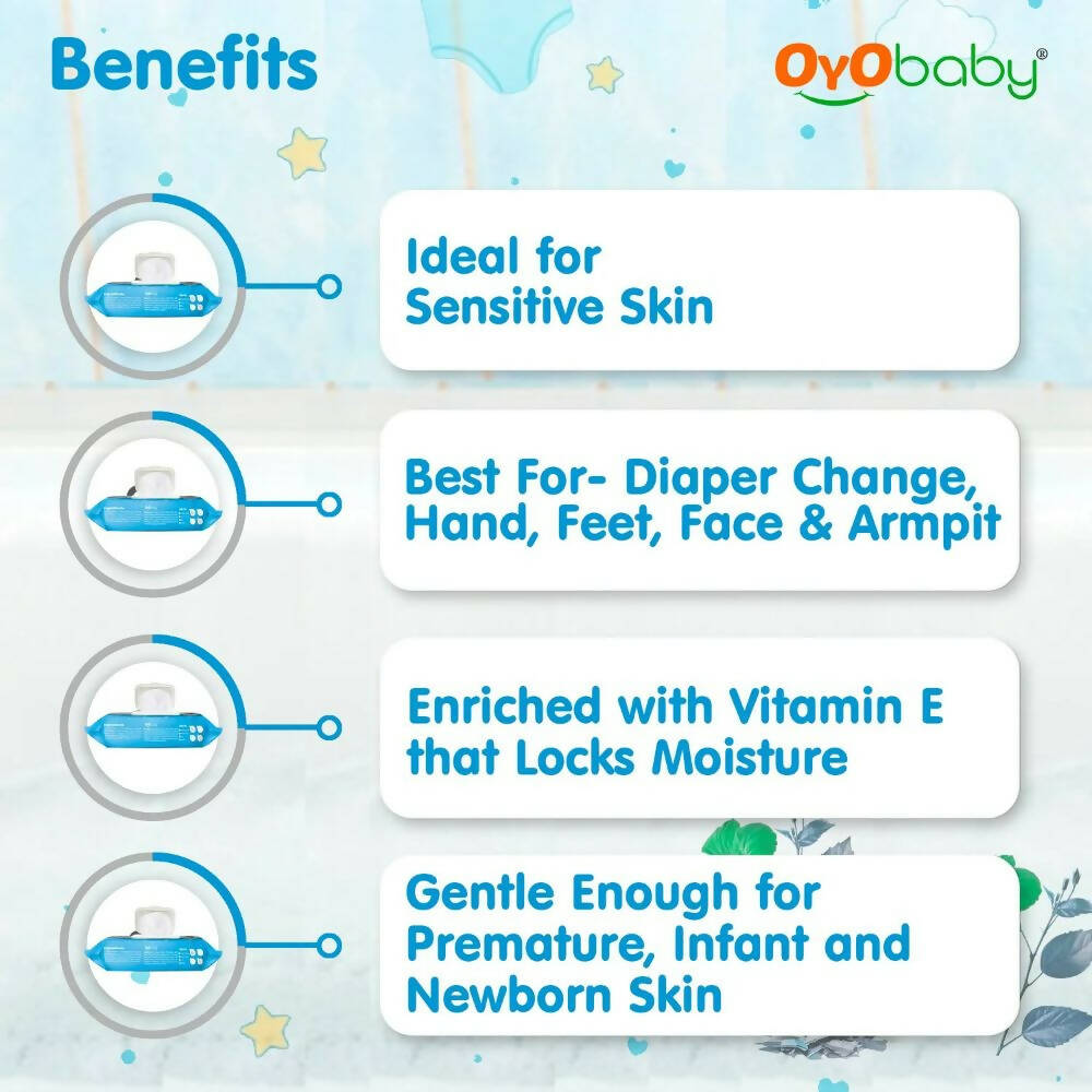 Oyo Baby 98% Water Baby Wipes - Grab2buy