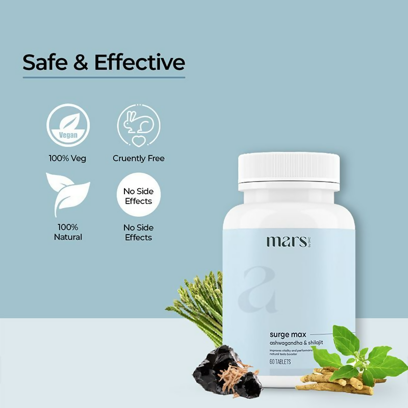 Mars By GHC Surge Max with Sj & Ashwagandha Capsules 