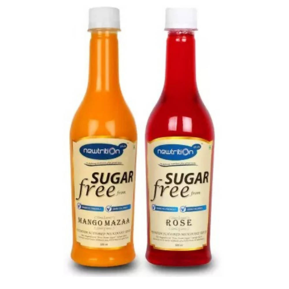 Newtrition Plus Sugar Free Mango + Rose Syrup 