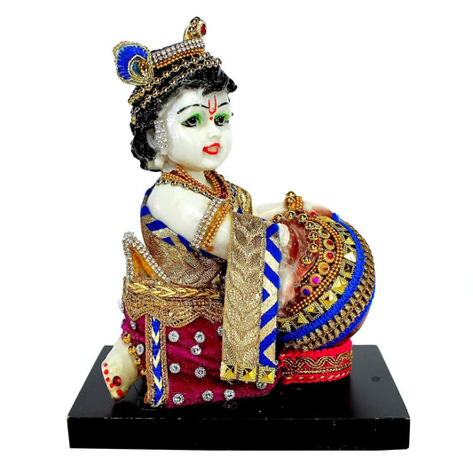 Esplanade Resin Krishna Makhan Chor Statue - Grab2buy