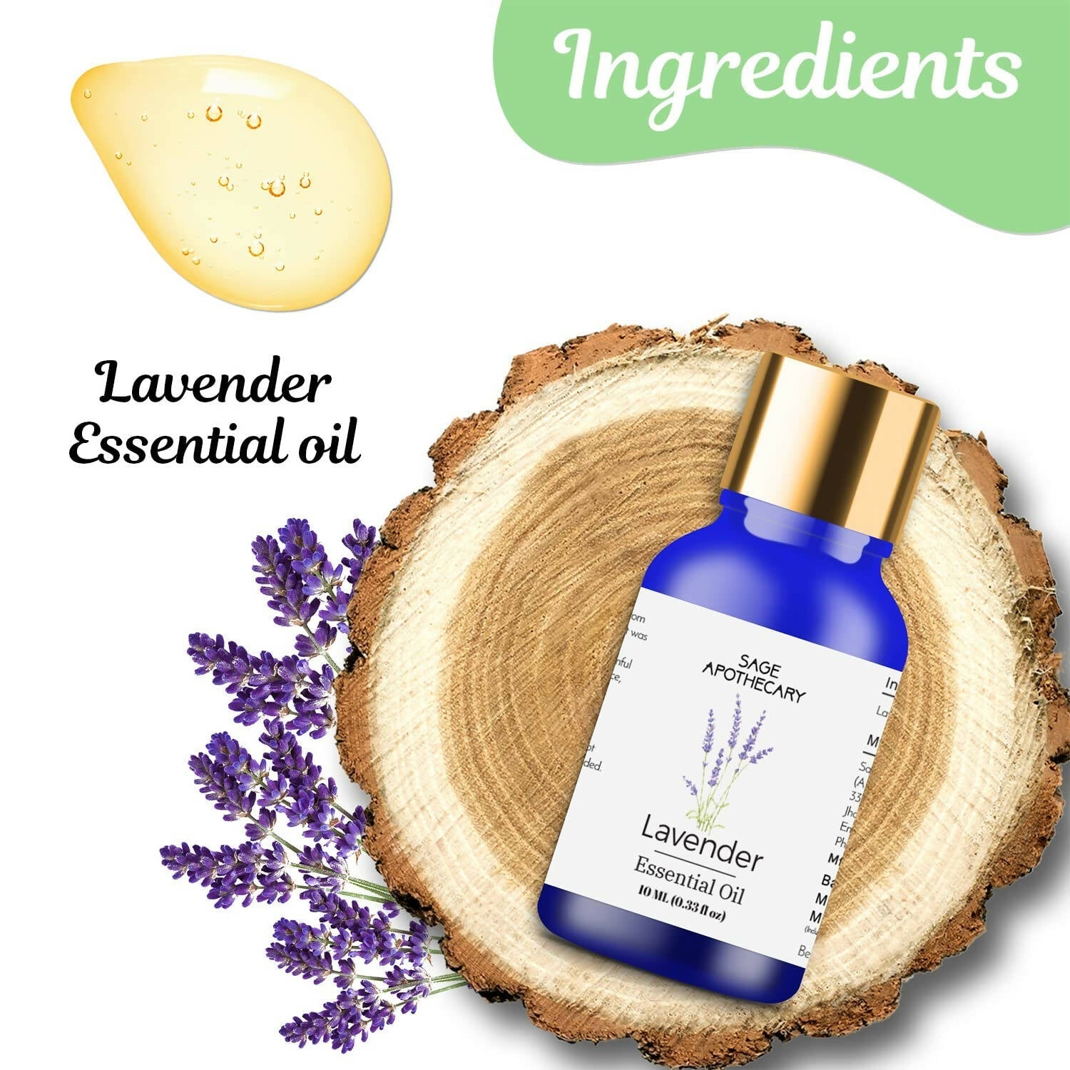 Sage Apothecary Lavender Essential Oil 