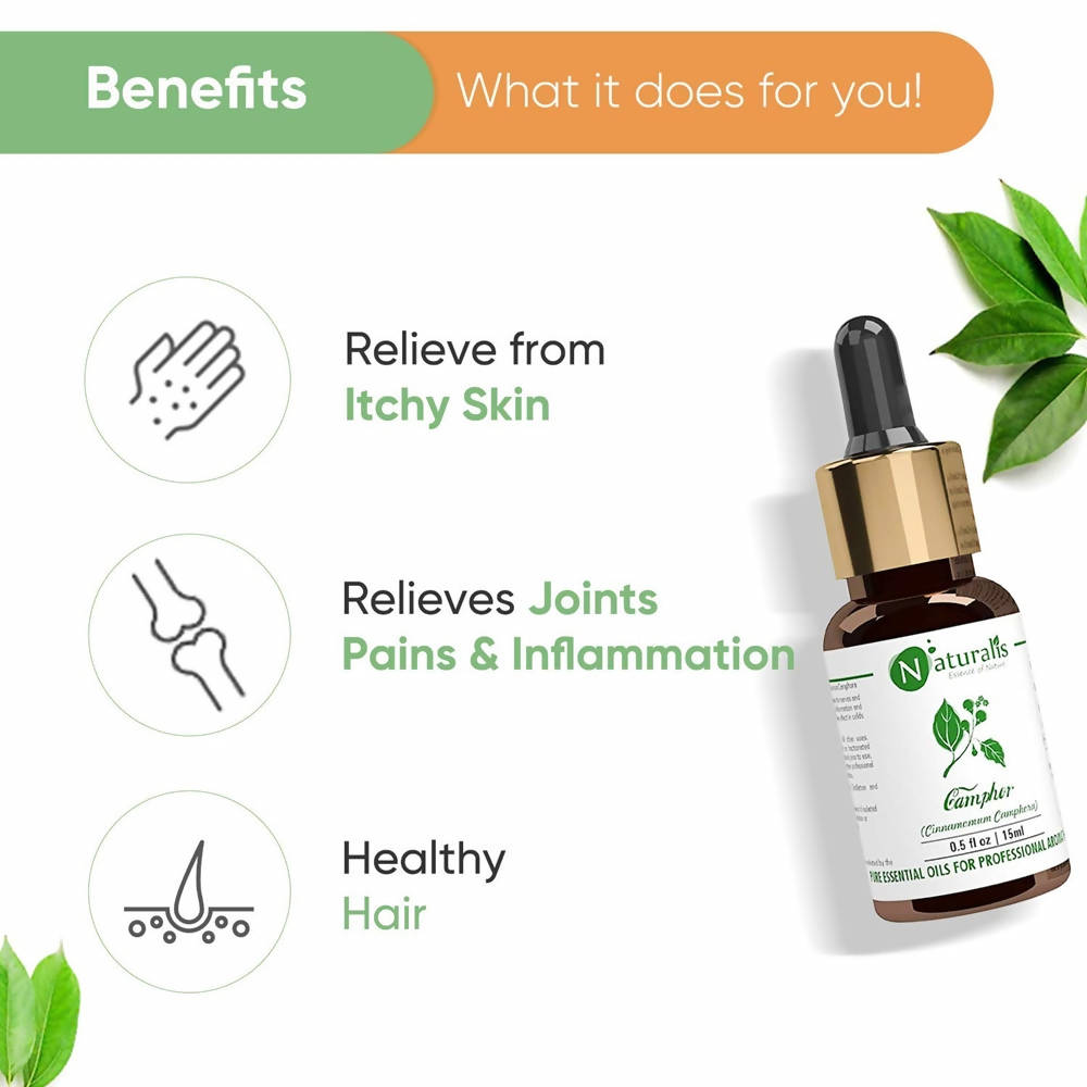 Naturalis Essence of Nature Camphor Essential Oil 