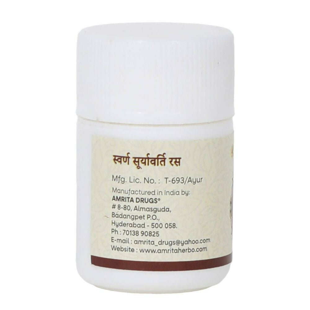 Amrita Swarna Suryavarti Ras Tablets 