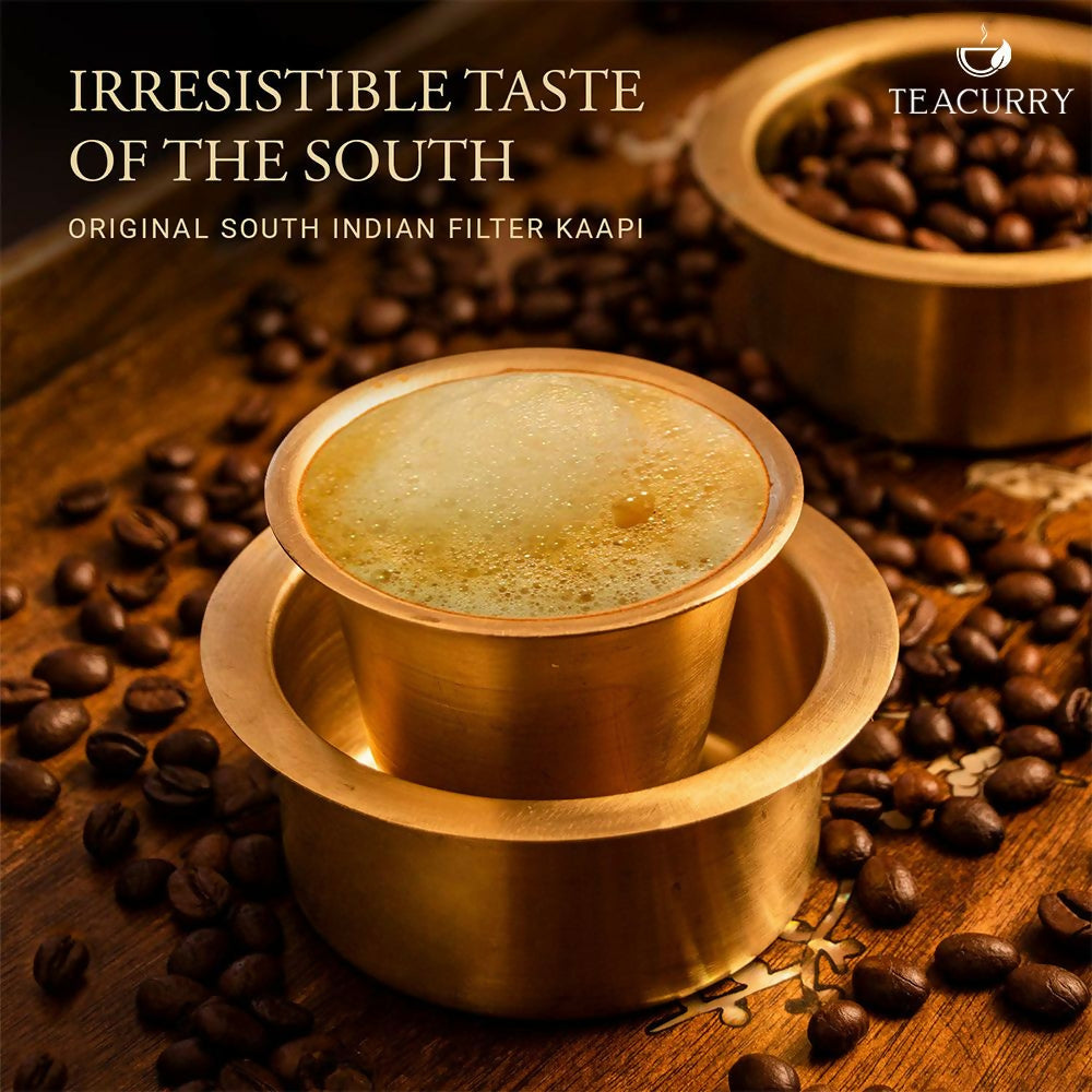 Teacurry South Indian Filter Coffee (100% Arabica Ground Coffee) for Authentic South Indian Taste - Kaapi Coffee 