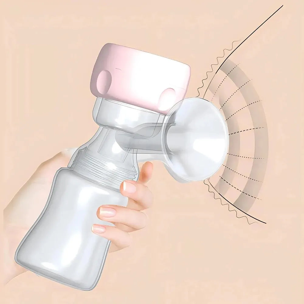 Hands Free Breast Pump, Wearable Breastfeeding Pump, Lightweight Portable Electric Pump 4 Modes & 12 Suction Levels, Comfortable & Low Noise, 24mm Flange, 1 Pack | Hanscure