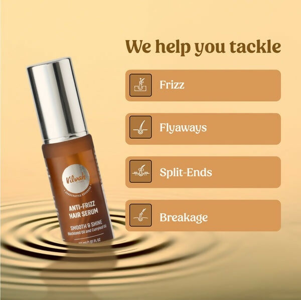 Vilvah Store Anti-Frizz Hair Serum  Grab2Buy Vilvah Store Grab2Buy