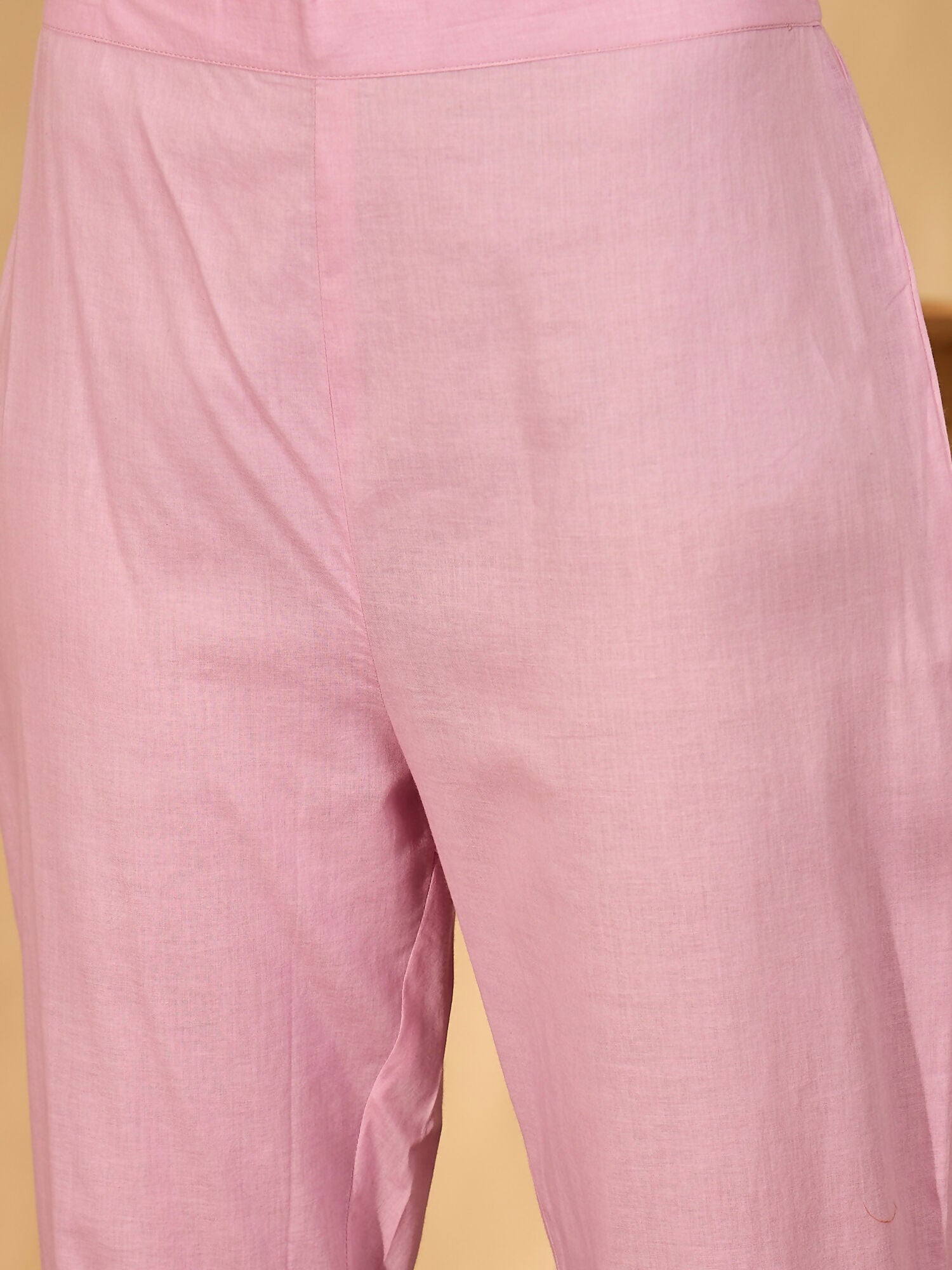 Joban Fashion Embroidery Pink Pure Cotton Cord Set