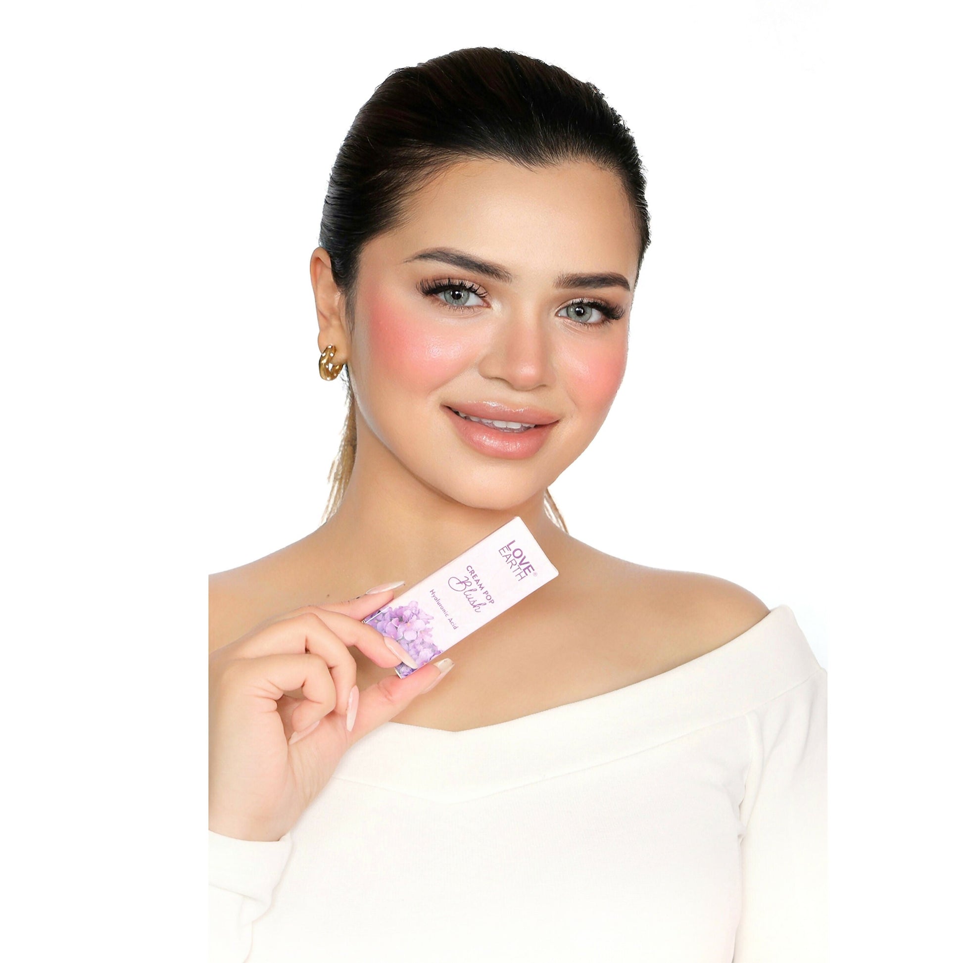 Love Earth Cream Pop Blush - Garnet