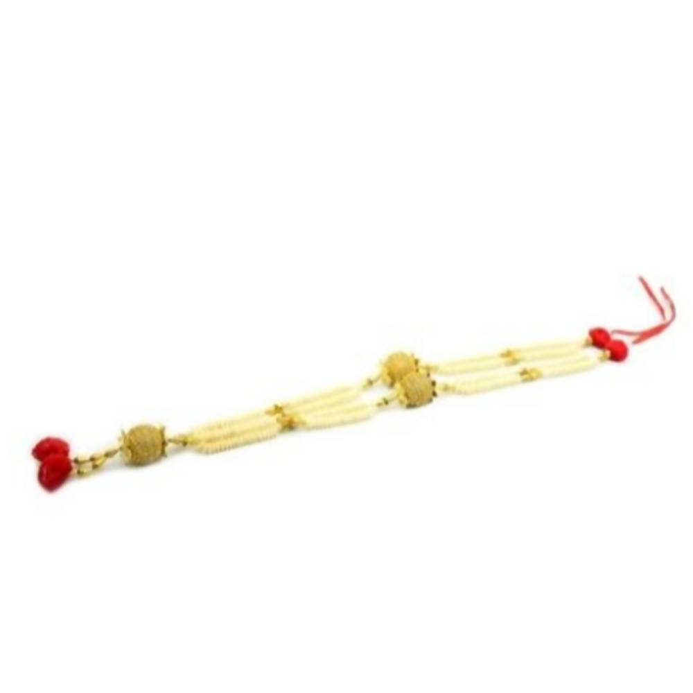 Puja N Pujari Pearl Beads Garland For God Idols 