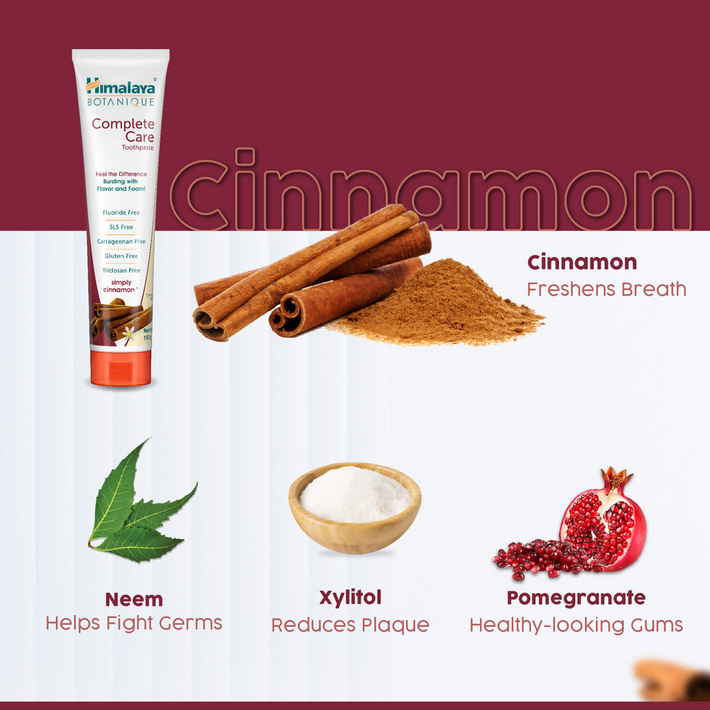 Himalaya Botanique Complete Care Toothpaste (Simply Cinnamon) - Grab2buy