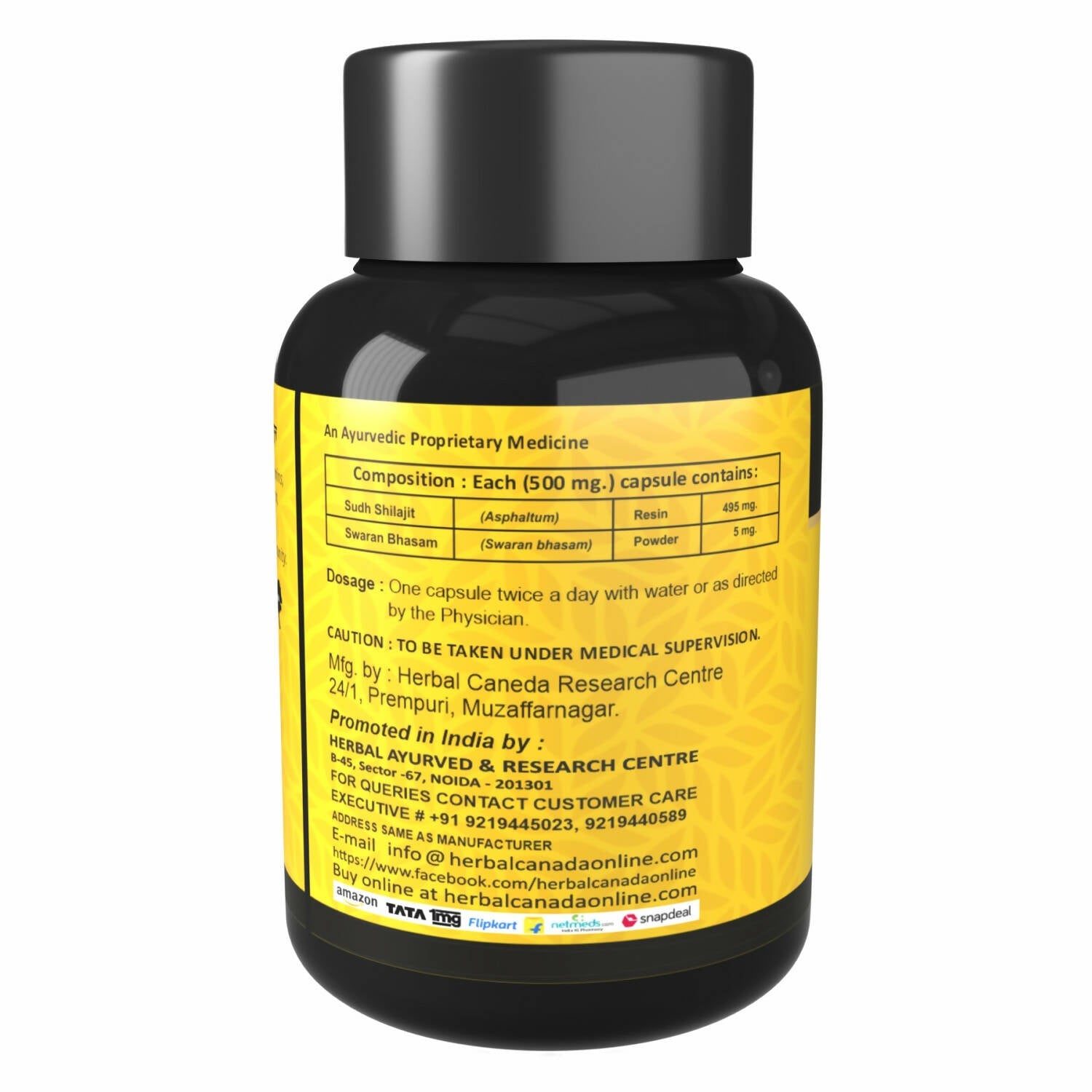 Herbal Canada Pure Gold SJ Capsules - Grab2buy