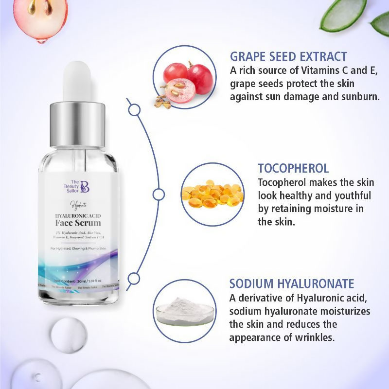 The Beauty Sailor Hyaluronic Acid Face Serum  Grab2Buy The Beauty Sailor Grab2Buy