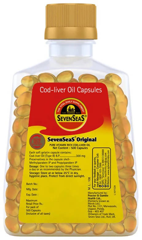 Seven Seas Original Cod-Liver Oil Capsules - Grab2buy