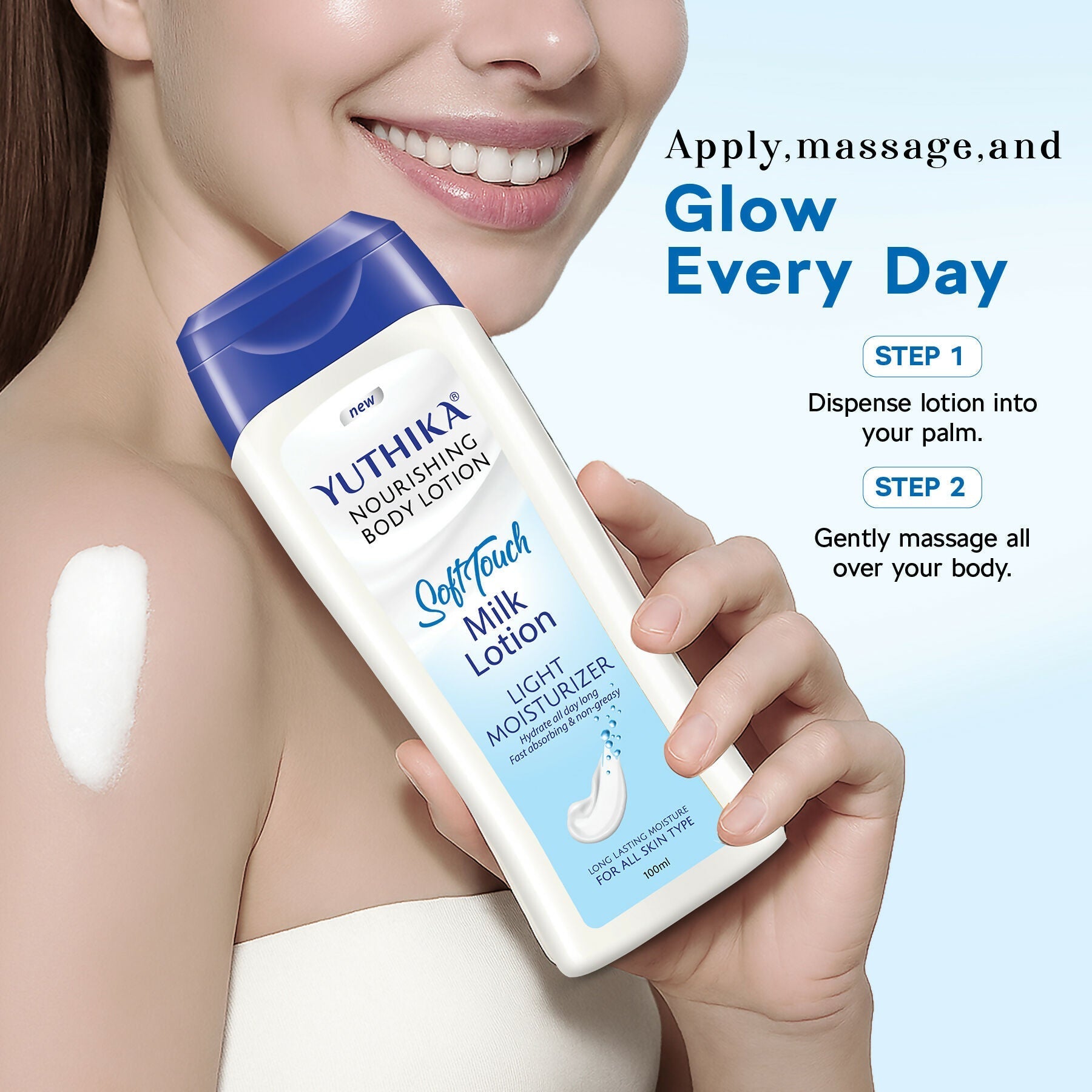 Yuthika Soft Touch Milk Body Lotion For Women & Men  Grab2Buy Yuthika Grab2Buy
