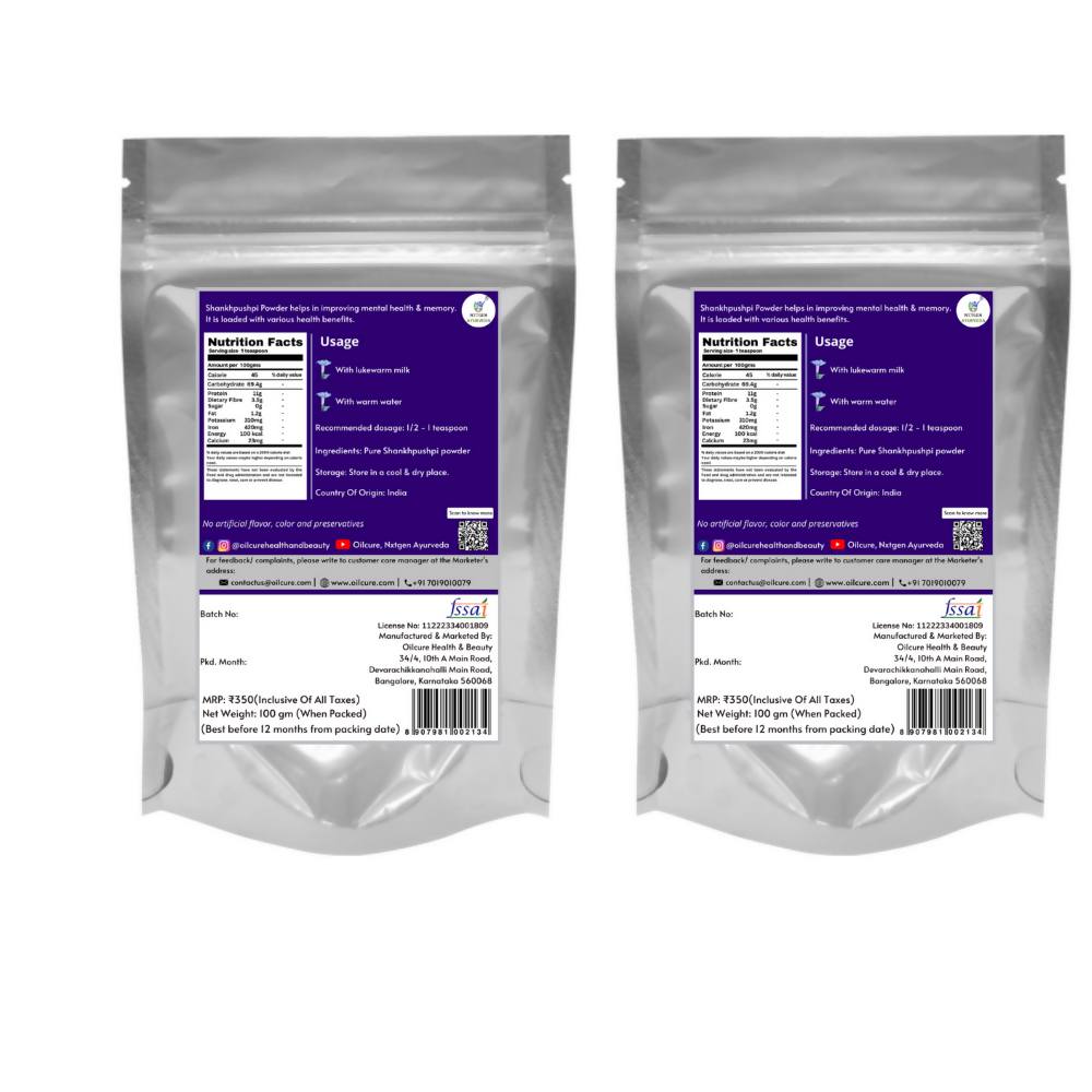 Nxtgen Ayurveda Shankhpushpi Powder 