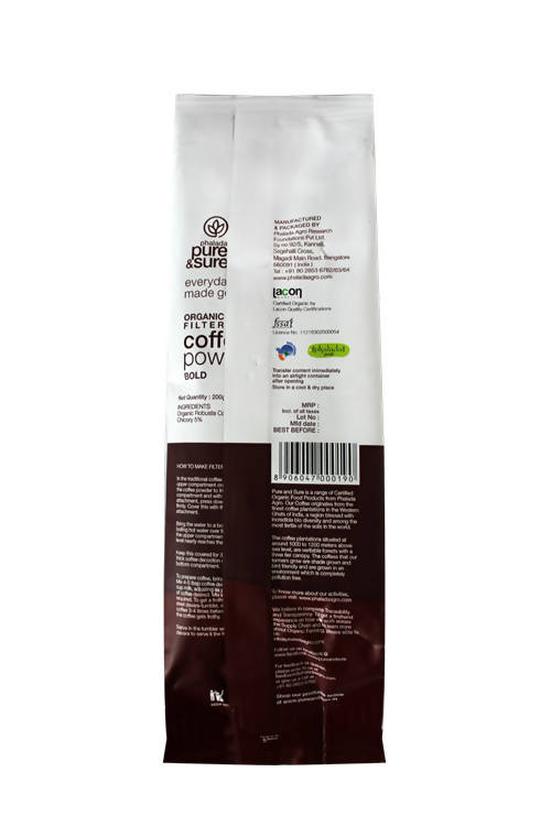 Pure & Sure Organic Filter Coffee Powder - Bold online