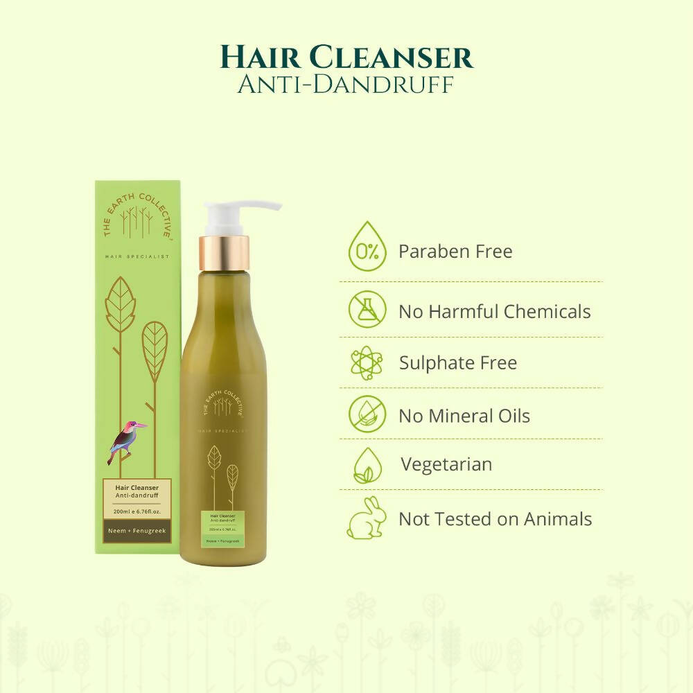 The Earth Collective Hair Cleanser - Anti-Dandruff  Grab2Buy The Earth Collective Grab2Buy
