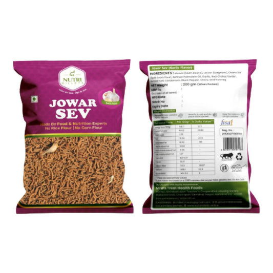 NutriMillets Jowar Sev - Garlic Flavor - Grab2buy