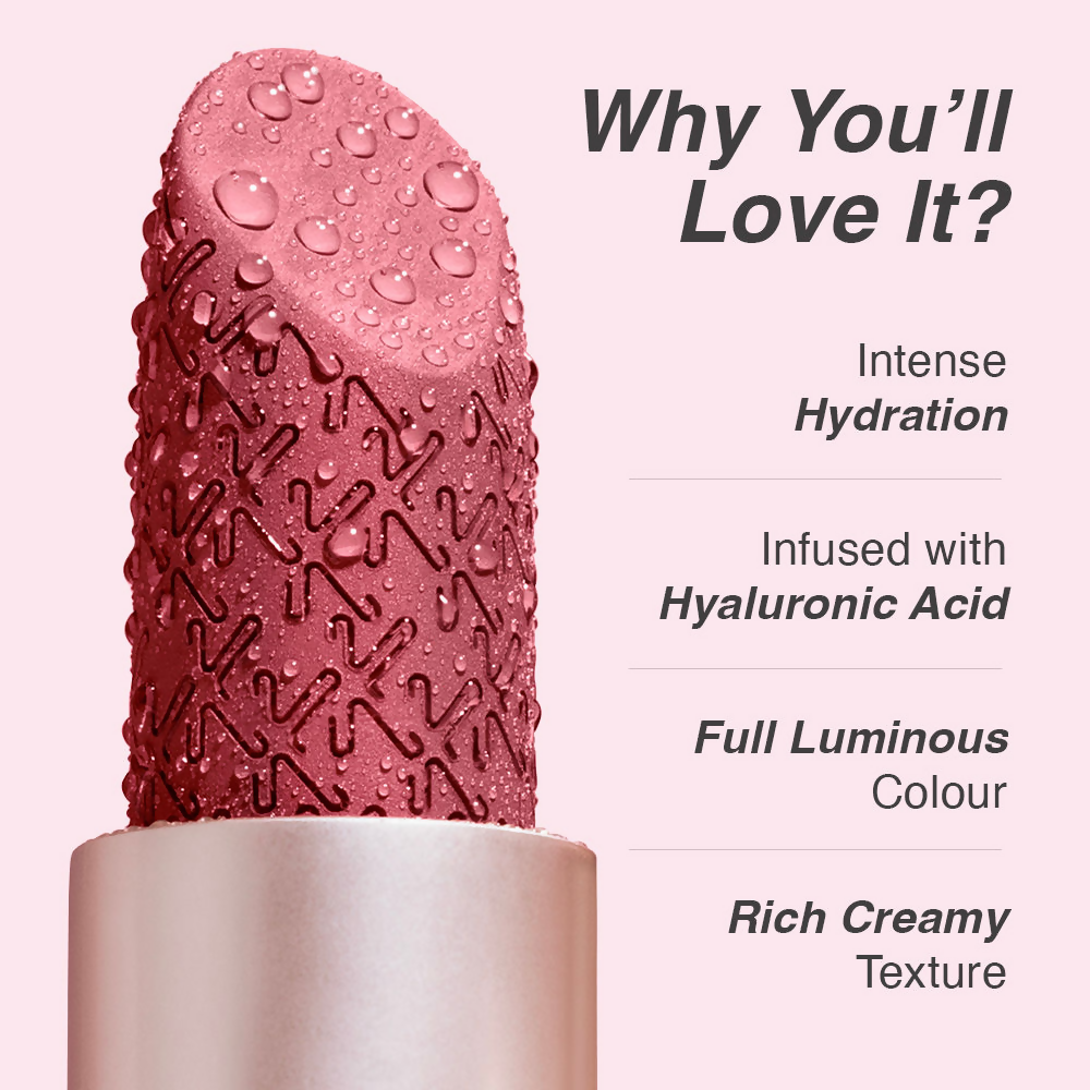 Kay Beauty Hydra Creme Hydrating Full Coverage Lipstick with Hyaluronic Acid - Verve 