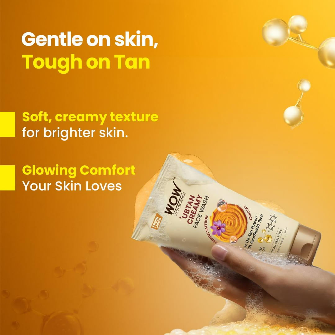 WOW Skin Science Ubtan Creamy Face Wash  Grab2Buy Wow Skin Science Grab2Buy