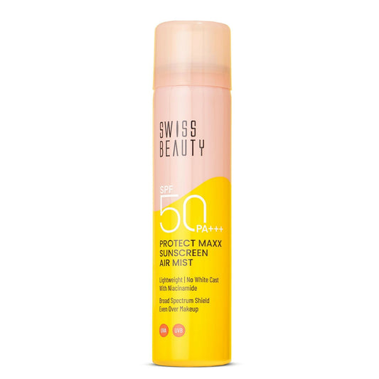 Swiss Beauty Protect Maxx Sunscreen Air Mist With SPF 50 PA+++ 