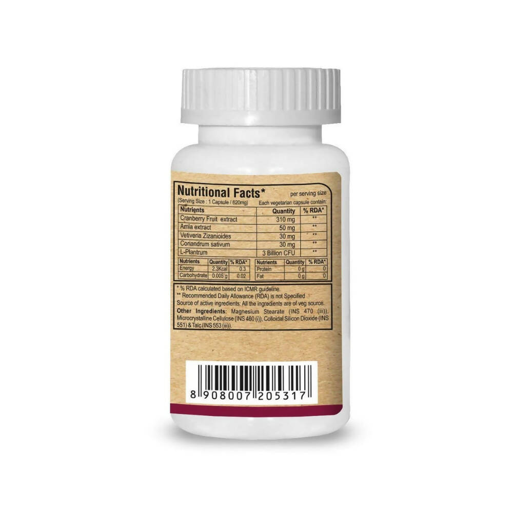 Pure Nutrition Cranberry & Amla Extract Veg Capsules 