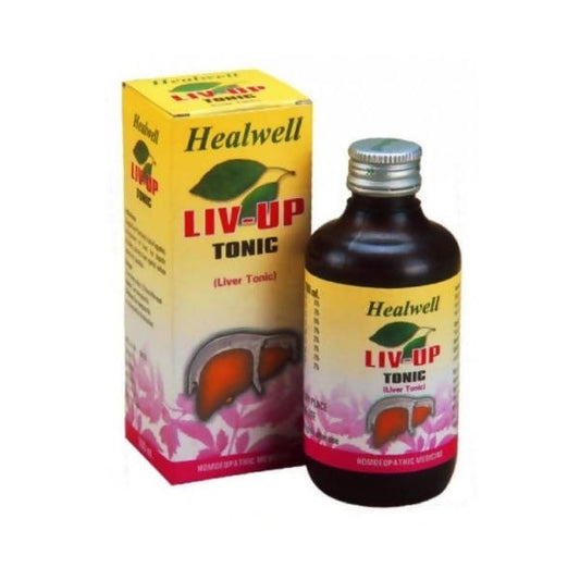 Healwell Homeopathy Liv-Up Tonic – Homeopathic Liver Detox & Hepatic Wellness Tonic 