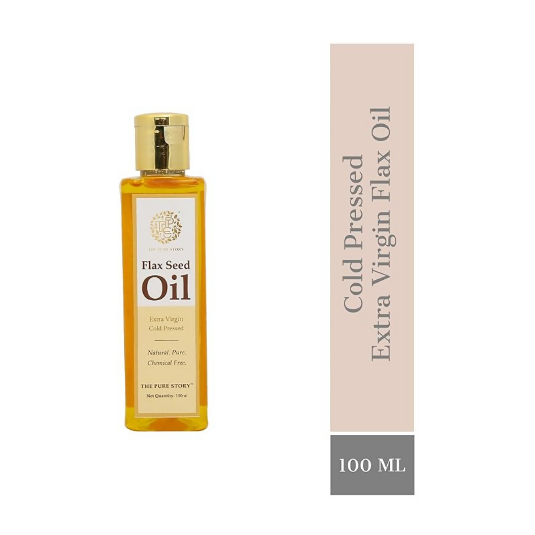 The Pure Story Natural Cold Pressed Flax Seed Oil for Hair & Skin  Grab2Buy The Pure Story Grab2Buy