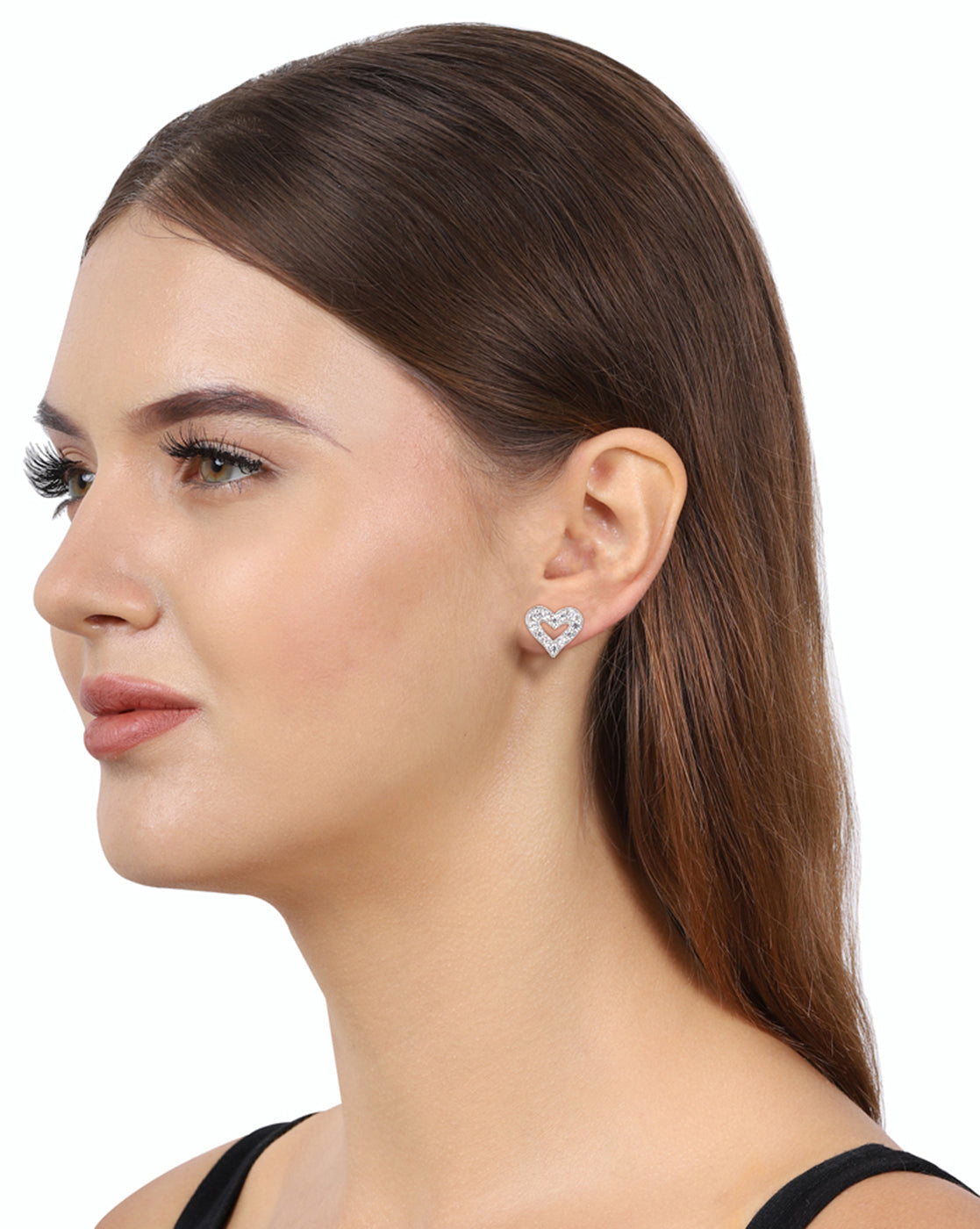 Rhodium Plated Teardrop Drop Earring With Dangling Pearl For Women - Wahe Jewels Noz2Toz