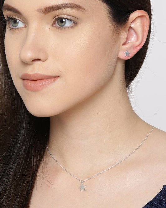 Premium Jewellery - Rose Gold Toned Cz Studded Rose Gold-Polished Contemporary Handcrafted Drop Earrings - Wahe Jewels Noz2Toz