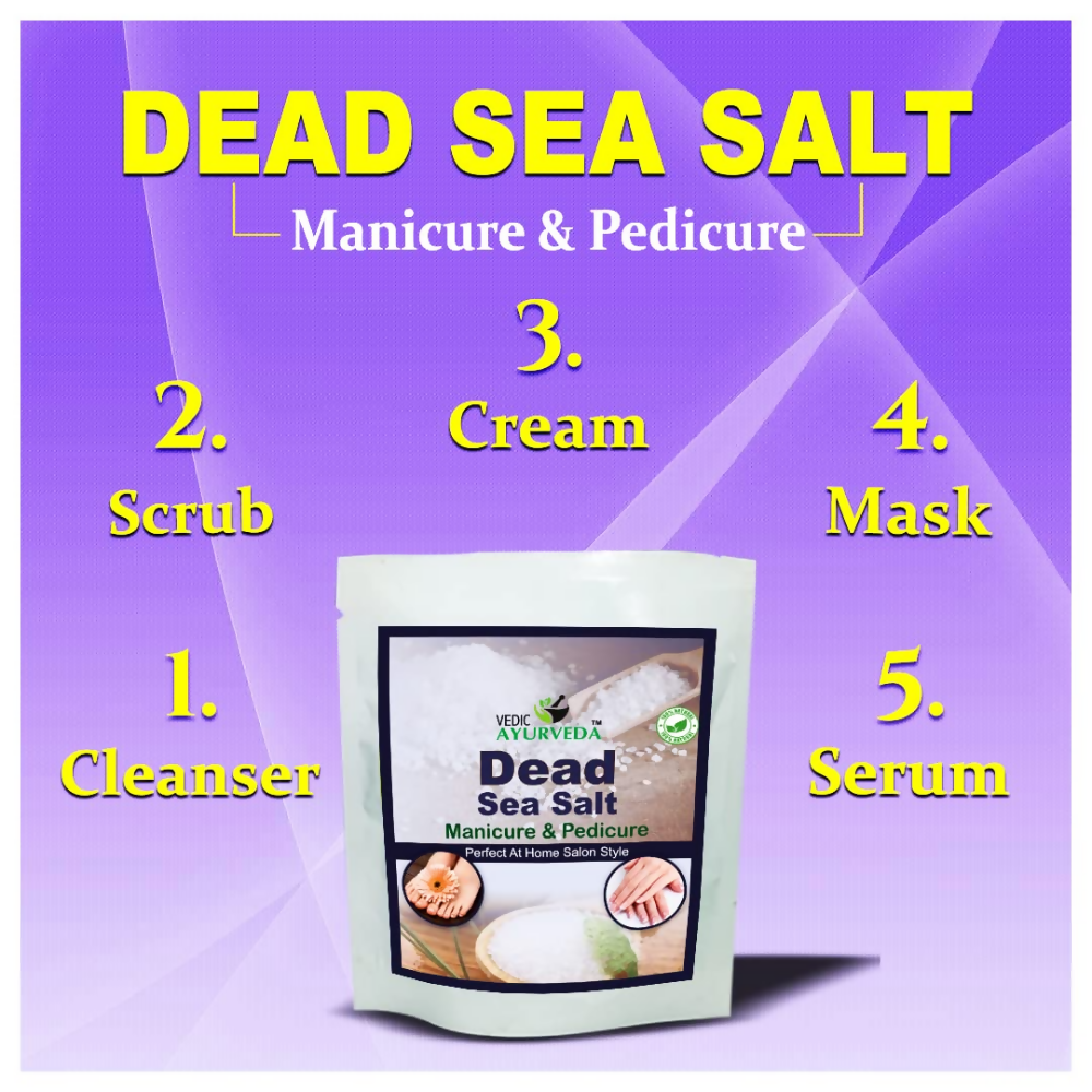 VedicAyurveda Dead Sea Salt Manicure & Pedicure kit  Grab2Buy VedicAyurveda Grab2Buy