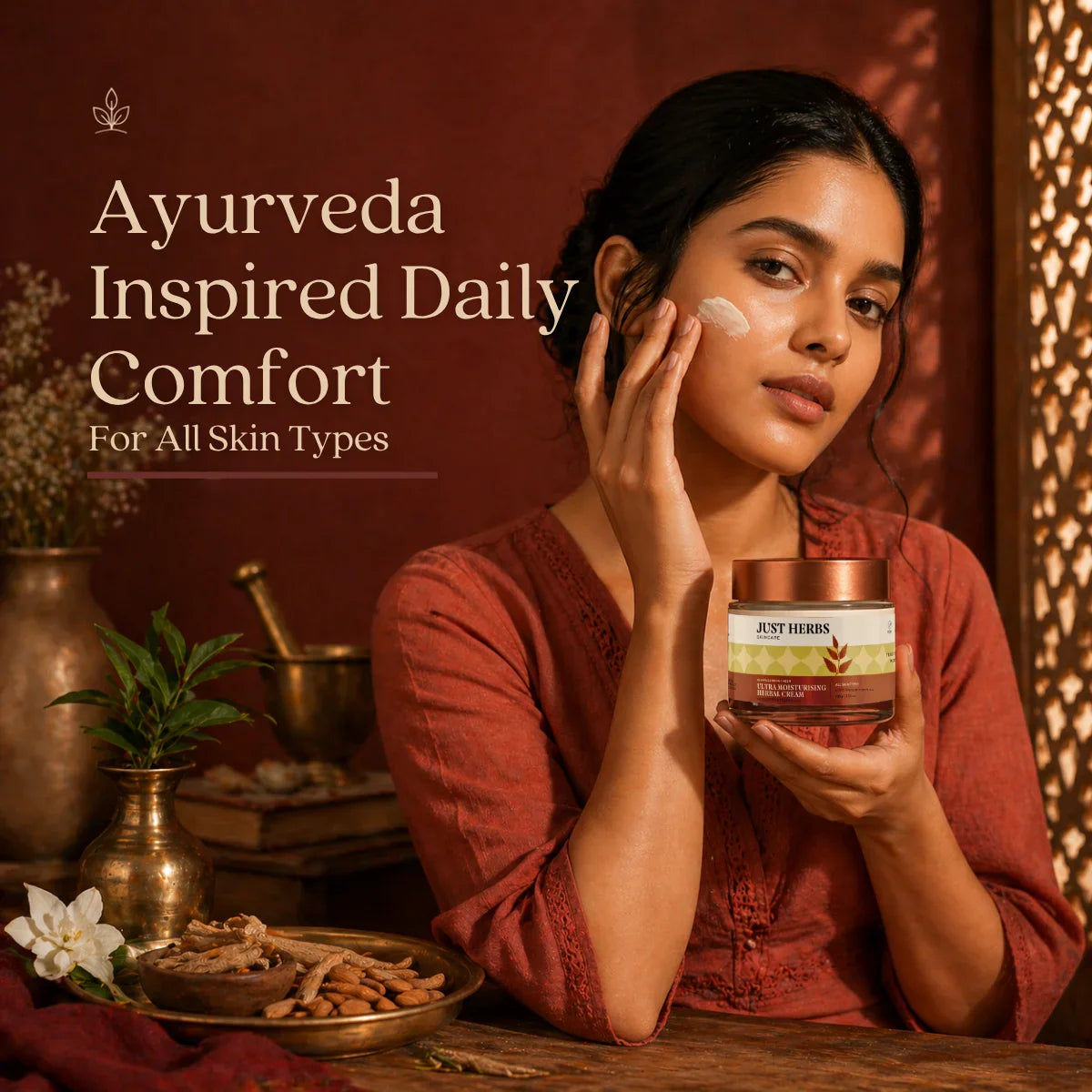Ultra Moisturising Herbal Cream with Ashwagandha and Neem 