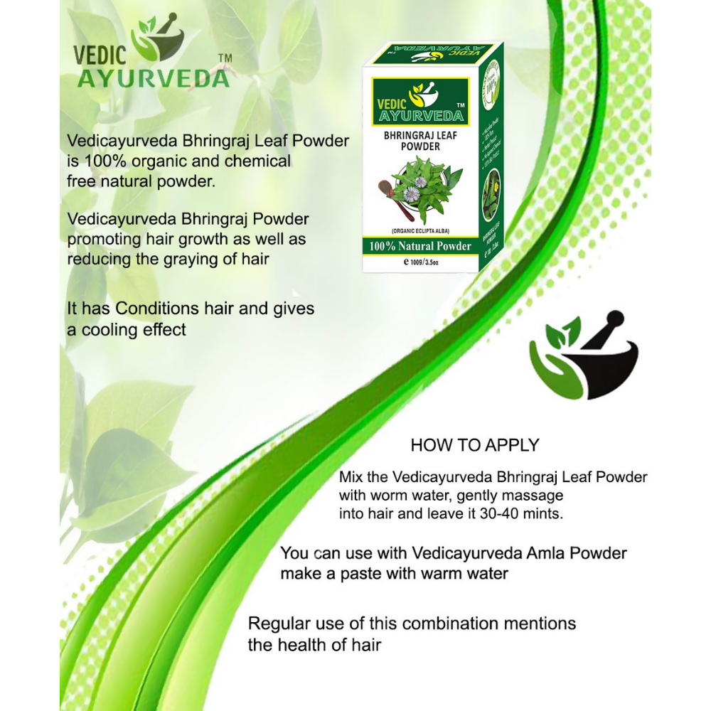 VedicAyurveda Heena Powder, Bhringraj & Indigo Powder  Grab2Buy VedicAyurveda Grab2Buy