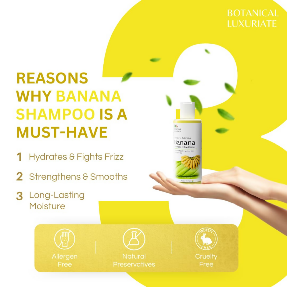 Botanical Luxuriate Banana Natural Shampoo + Conditioner