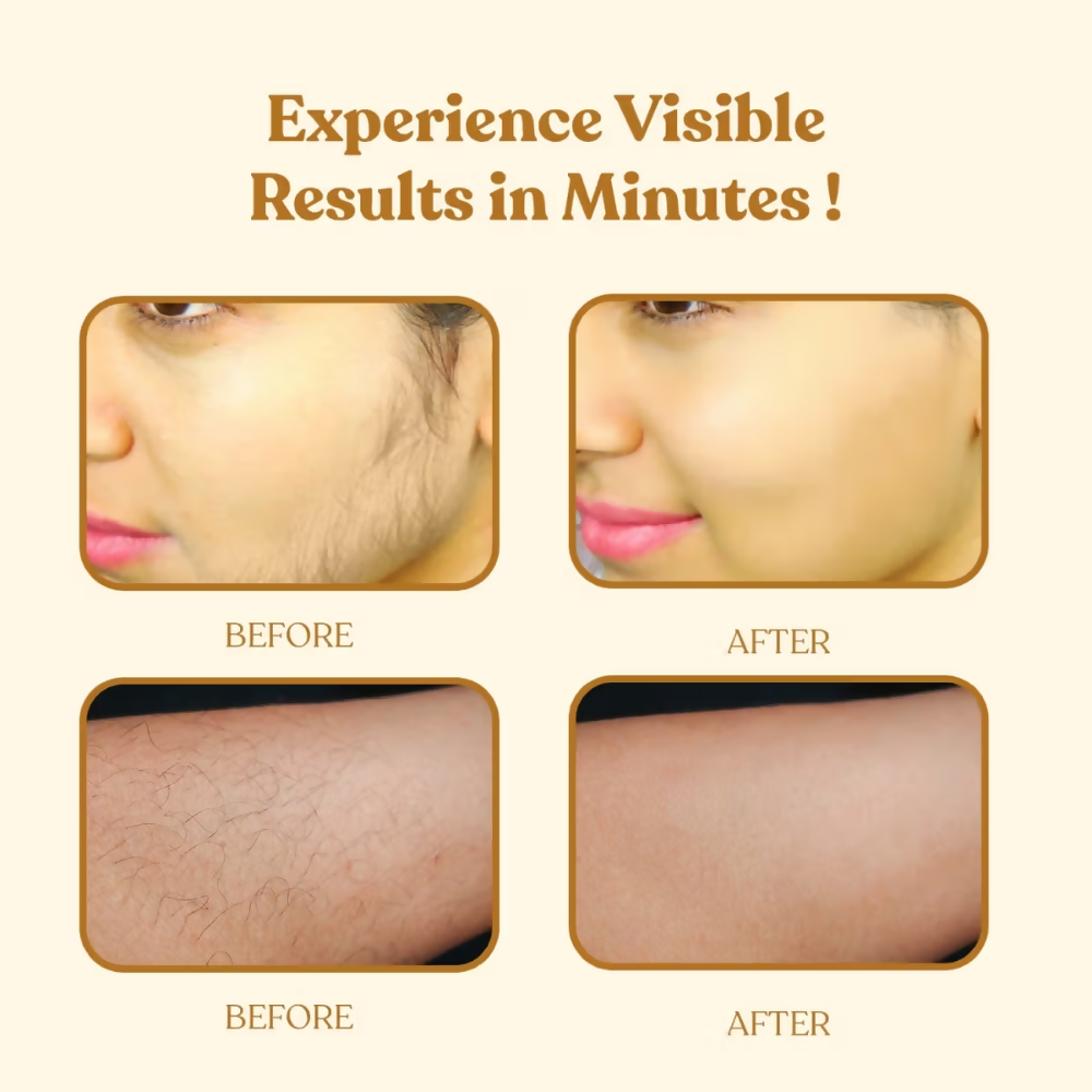Wipness Natural Chocolate Facial Hair Removal Powder  Grab2Buy Wipness Grab2Buy