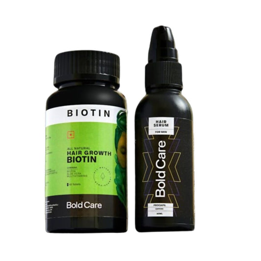 Bold Care Procapil Hair Serum + Biotin Supplements Combo - Grab2buy