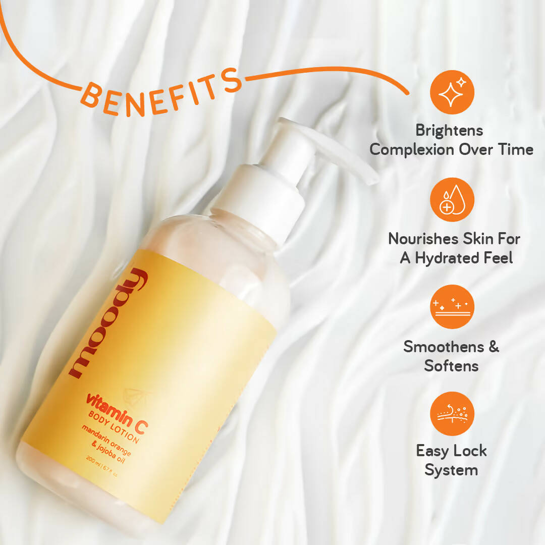 Moody Vitamin C Body Lotion with Mandarin Orange & Jojoba Oil 