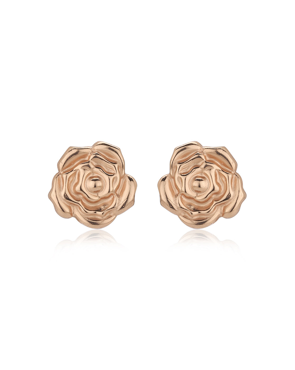 Gold-Polished With Dangling Cz Half Hoop Earring - Wahe Jewels Noz2Toz