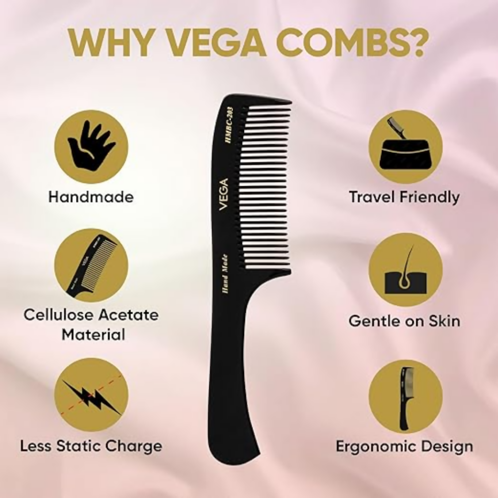 Vega Handcrafted General Grooming Hair Comb  Grab2Buy Vega Grab2Buy