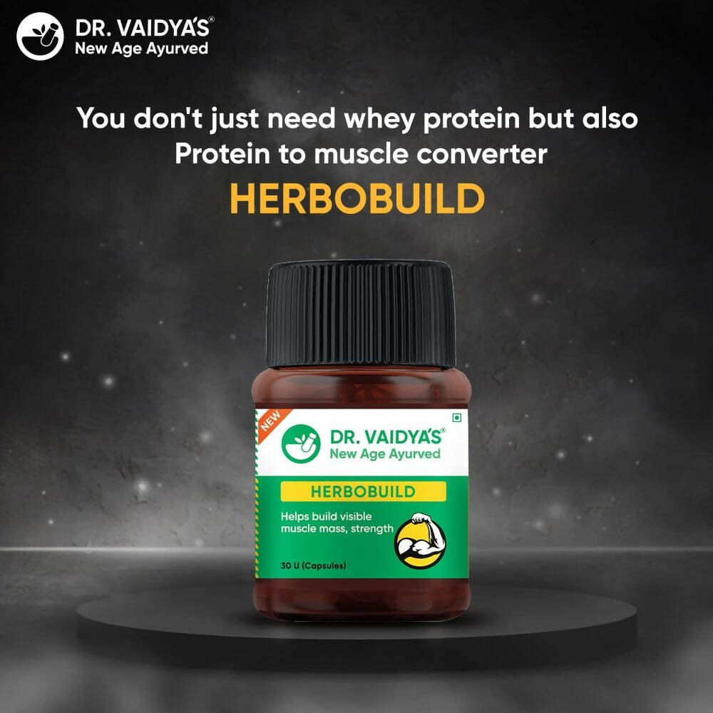 Dr. Vaidya's Herbobuild Capsules - Grab2buy