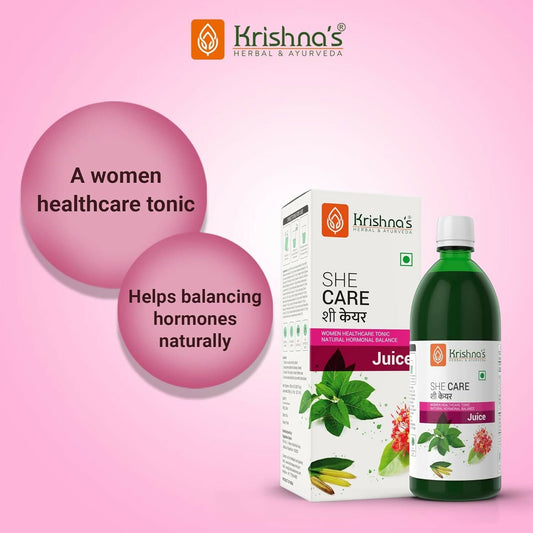 Krishna's Herbal & Ayurveda She Care Juice for Women Wellness 