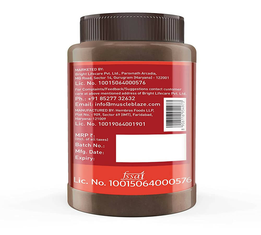 MuscleBlaze Chocolate Peanut Butter-Crunchy 