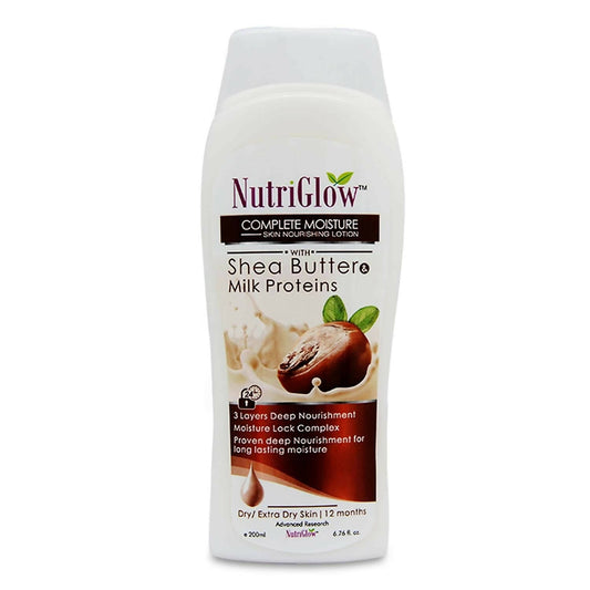 NutriGlow Complete Moisture Skin Nourishing Lotion With Shea Butter & Milk Protein - Grab2buy