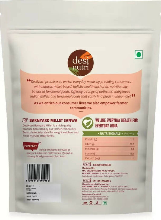 Desi Nutri Barnyard Millet - Grab2buy