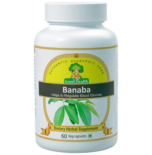 Sushrut Ayurved Good Health Banaba Veg Capsules - Grab2buy