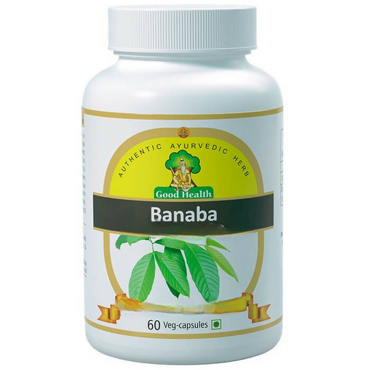 Sushrut Ayurved Good Health Banaba Veg Capsules 
