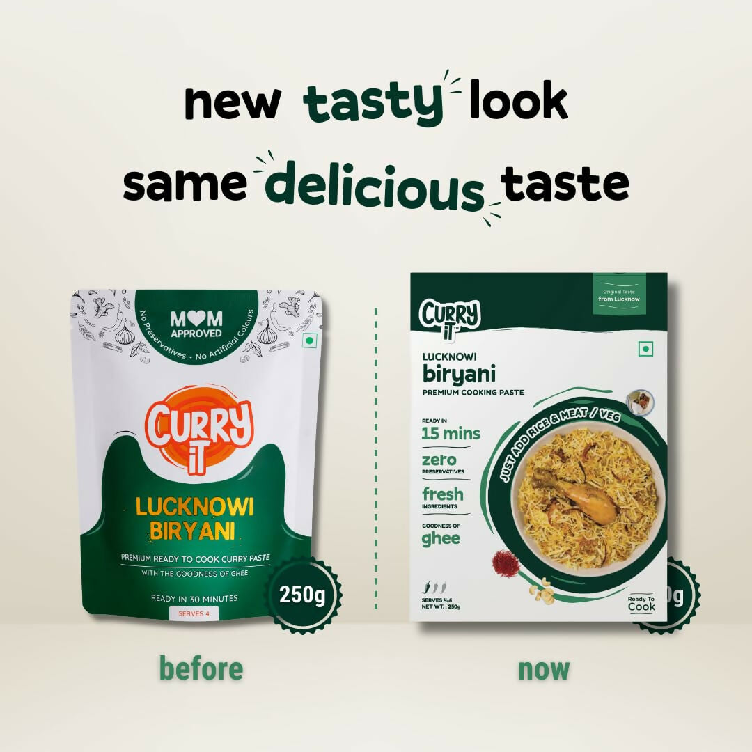 CURRYiT Lucknowi Biryani Premium Ready To Cook Curry Paste - Grab2buy